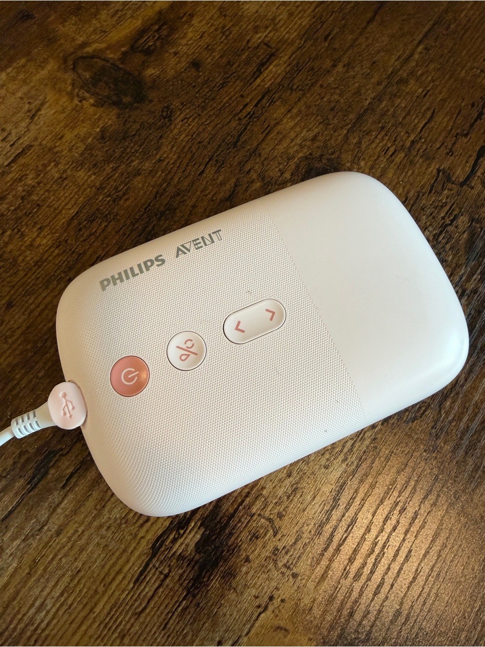 Philips Avent Corded Breast Pump Control Unit - White with Pink Buttons